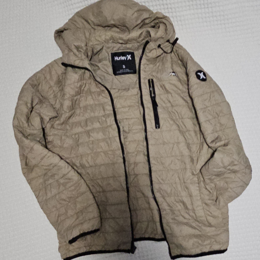 Hurley Men's Tan Quilted Jacket